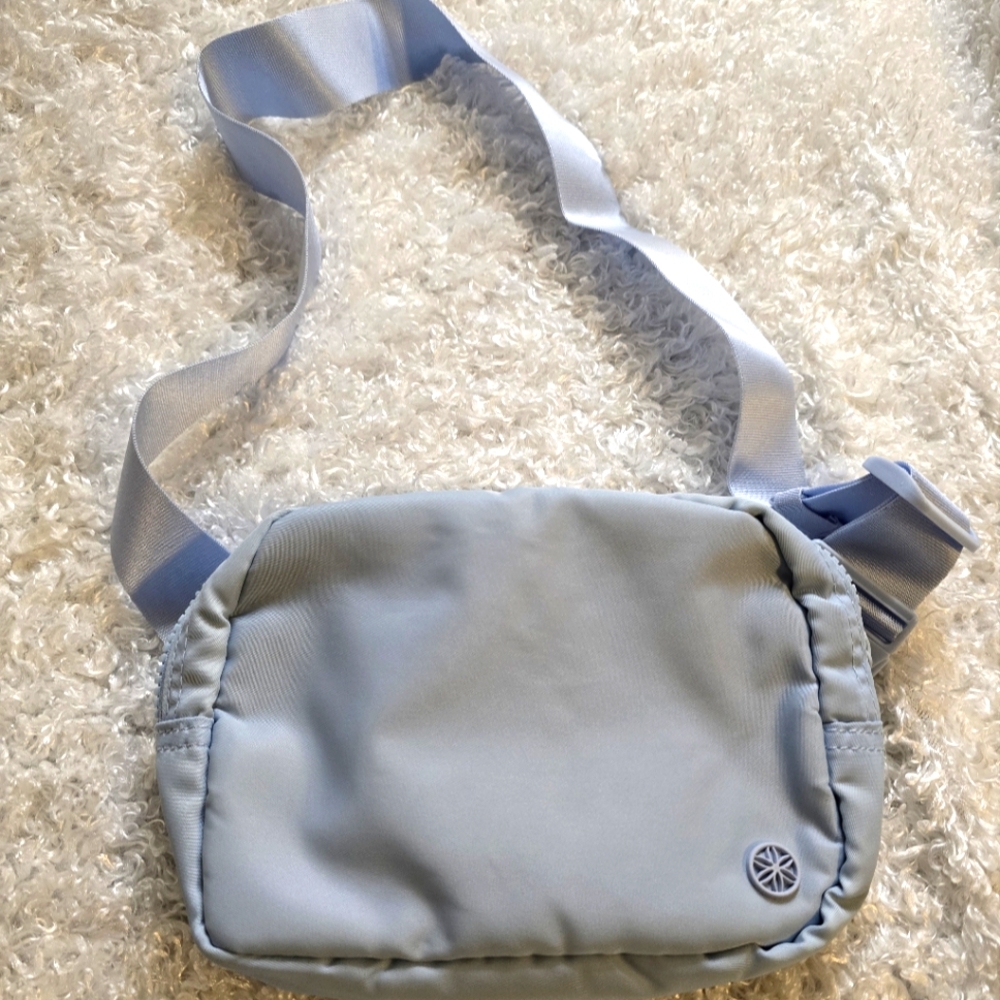 Gaiam Light Blue Waist Bag
